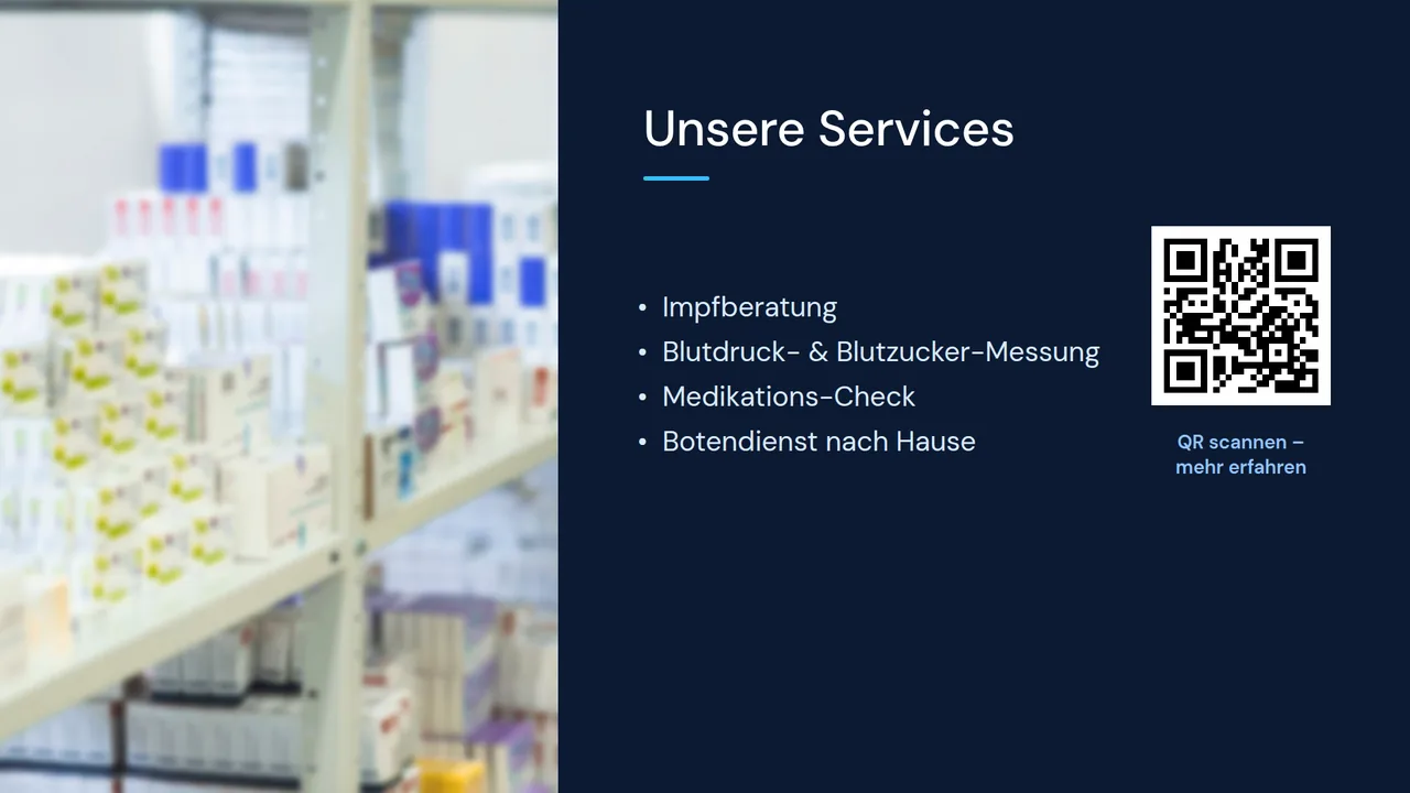 Folie Unsere Services