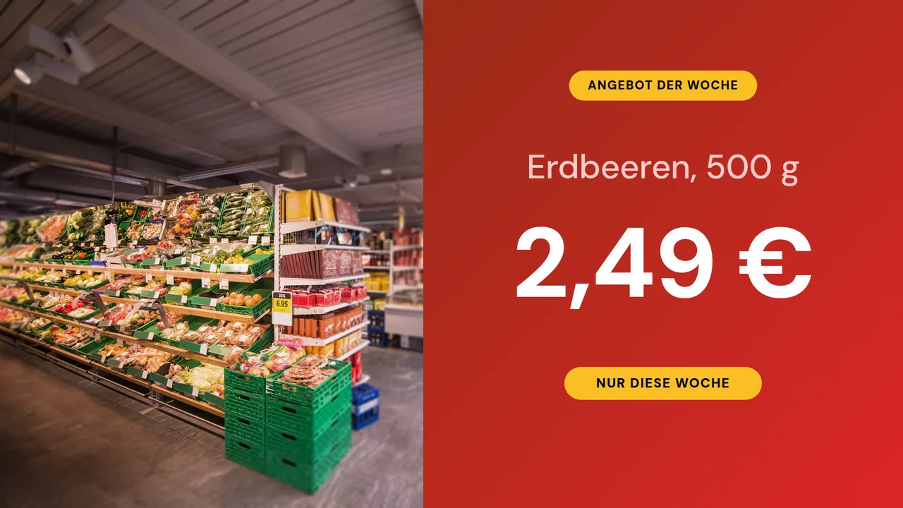Folie Angebot der Woche